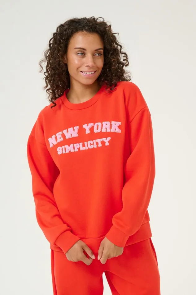 CULTURE Pants CUchira Sweatpants Fiery Red 8211 Women