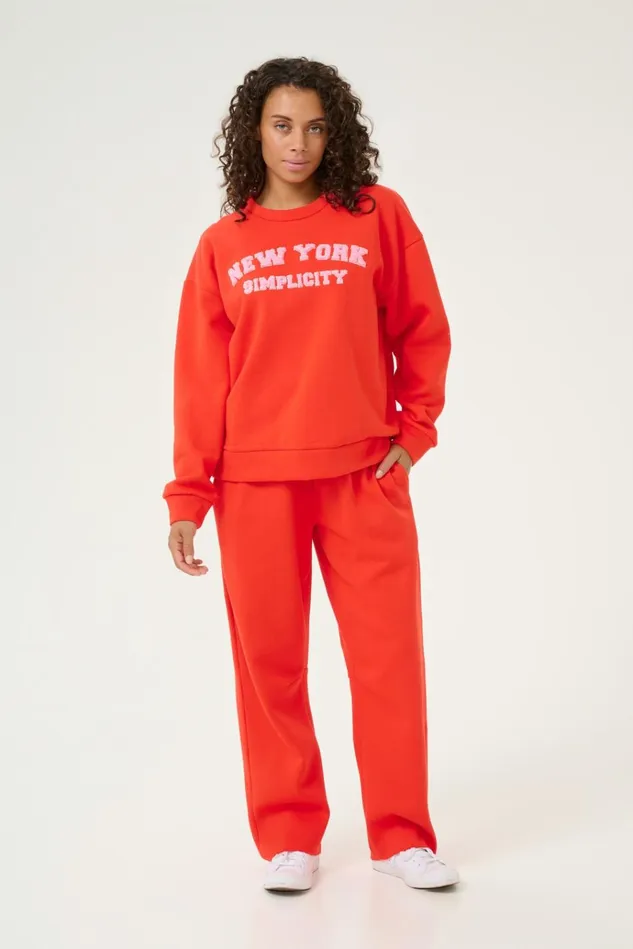 CULTURE Pants CUchira Sweatpants Fiery Red 8211 Women