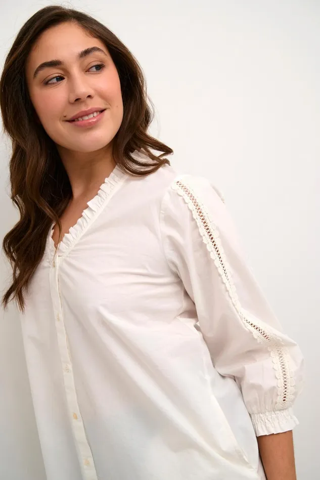CULTURE Shirts CUamaze Shirt Spring Gardenia 8211 Women