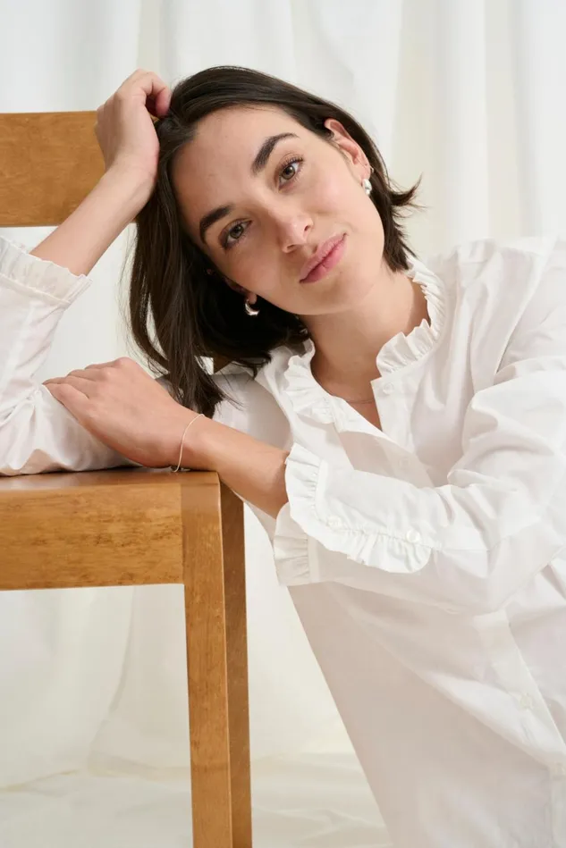 CULTURE Shirts CUantoinett Shirt Spring Gardenia 8211 Women