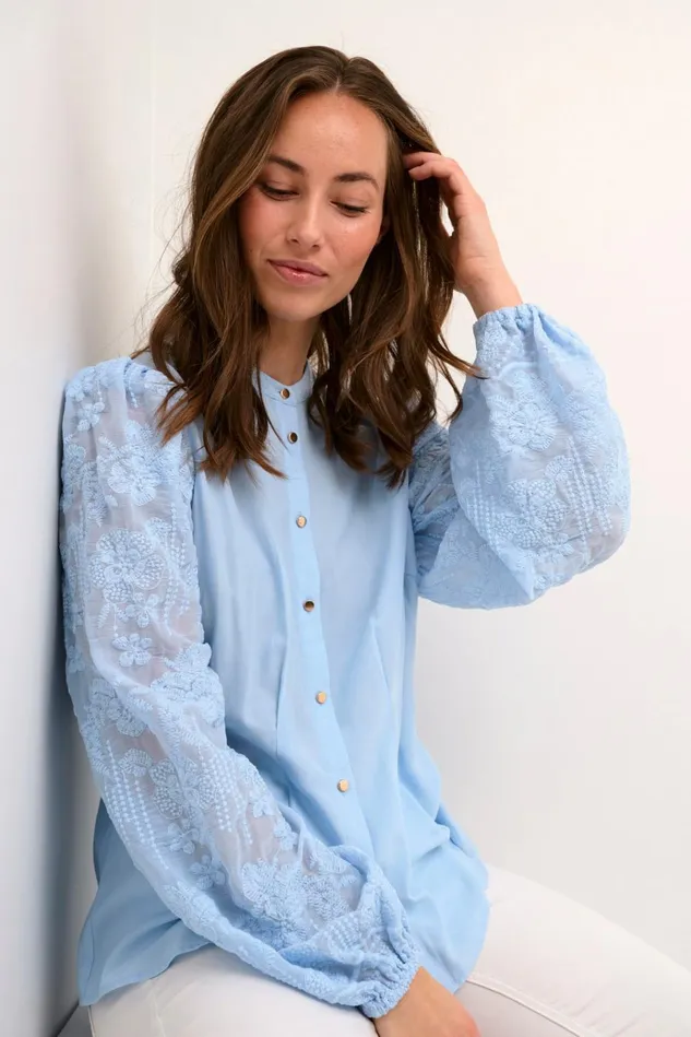 CULTURE Shirts CUasmine Shirt Cashmere Blue 8211 Women