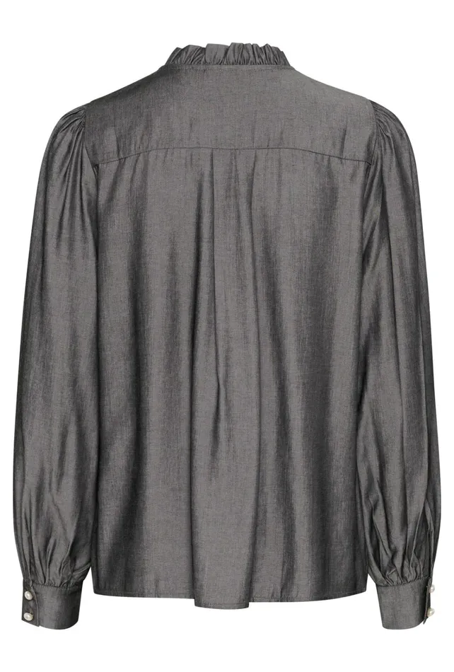 CULTURE Shirts CUbelva Shirt Black Melange 8211 Women