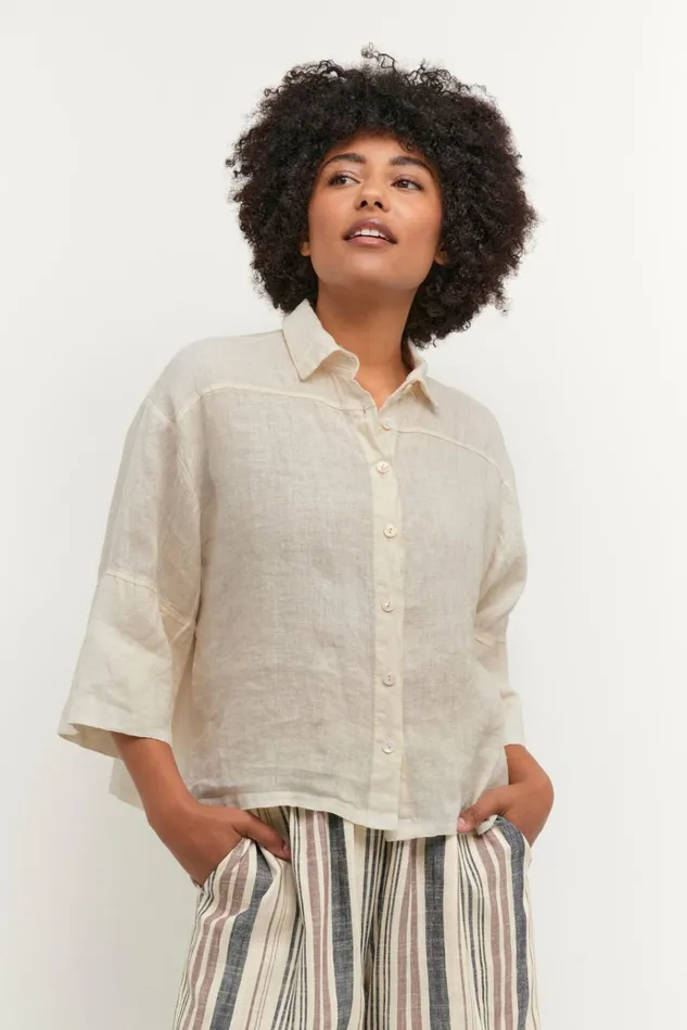 CULTURE Shirts CUvebina Shirt Oatmeal 8211 Women