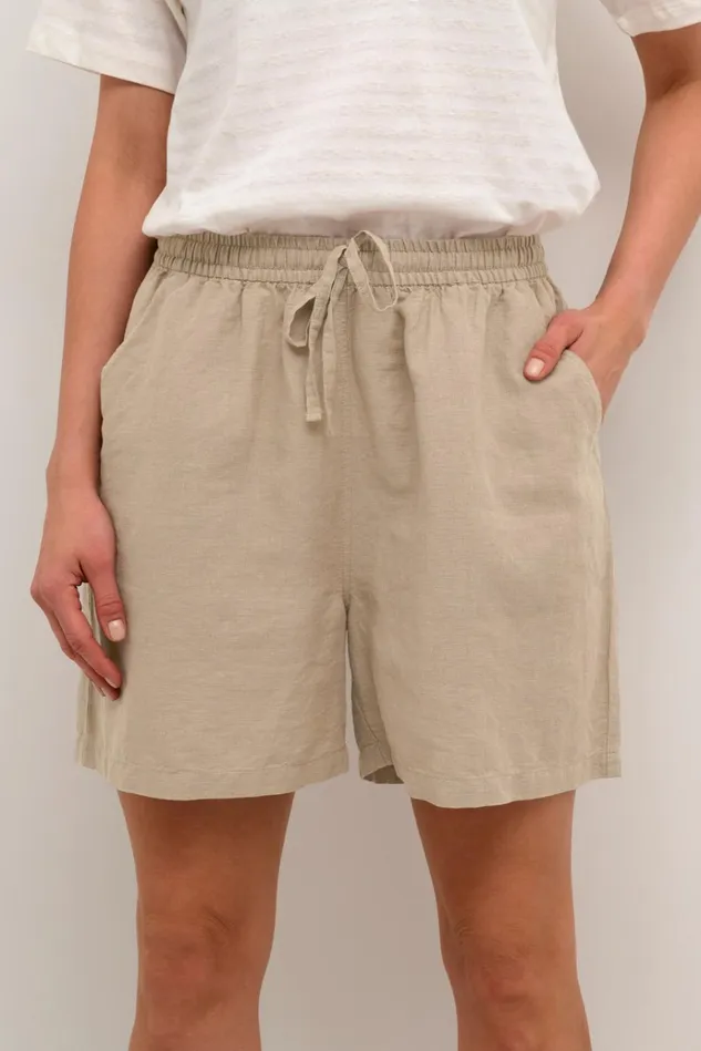 CULTURE Shorts CUazemina Linen Shorts Dune 8211 Women