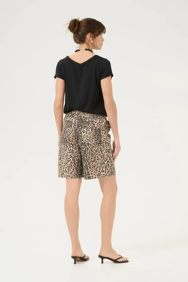 CULTURE Shorts CUhalina Shorts Leopard Wash 8211 Women