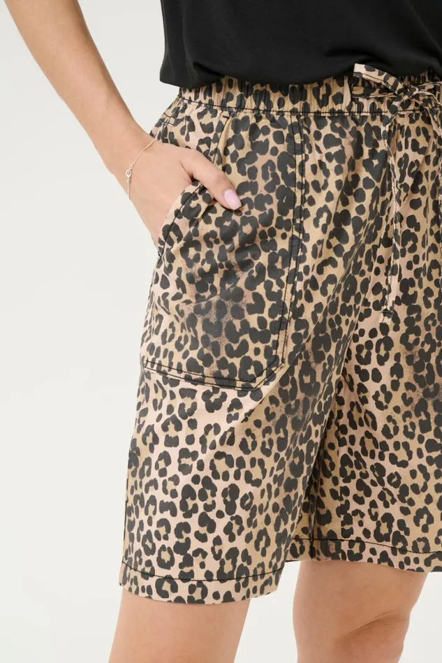 CULTURE Shorts CUhalina Shorts Leopard Wash 8211 Women