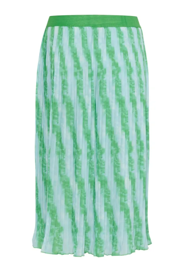 CULTURE Skirts CUcarly Skirt Tiedye Green Light Blue 8211 Women