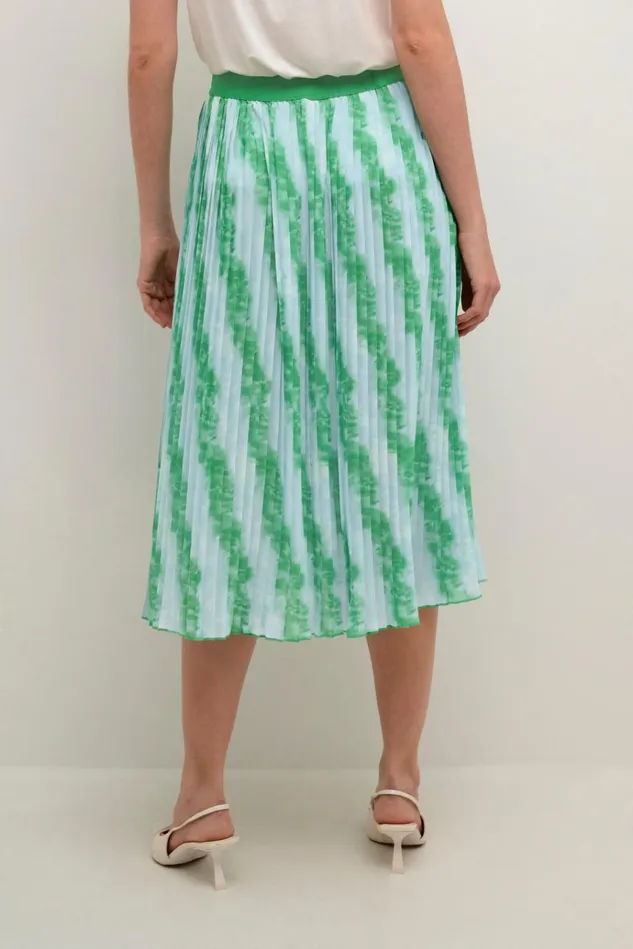 CULTURE Skirts CUcarly Skirt Tiedye Green Light Blue 8211 Women