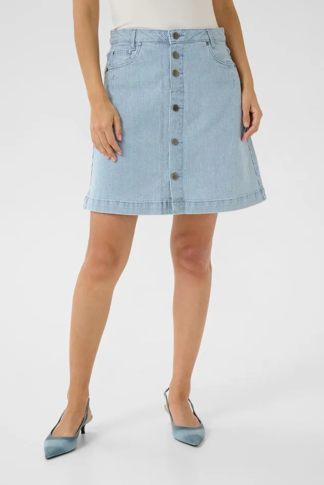CULTURE Skirts CUmilky Skirt Bluewhite Stripe 8211 Women