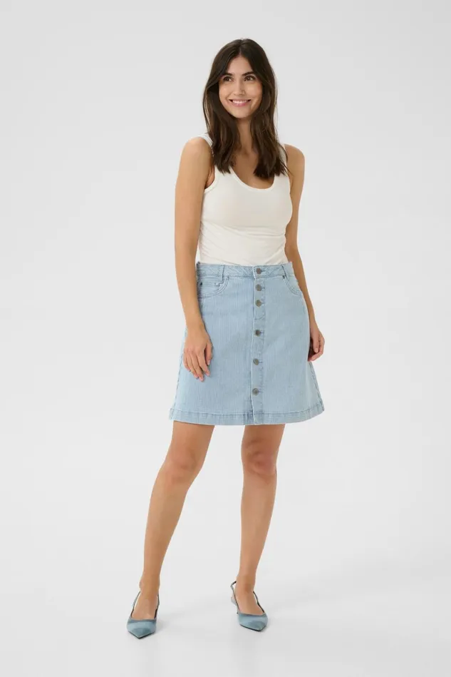 CULTURE Skirts CUmilky Skirt Bluewhite Stripe 8211 Women