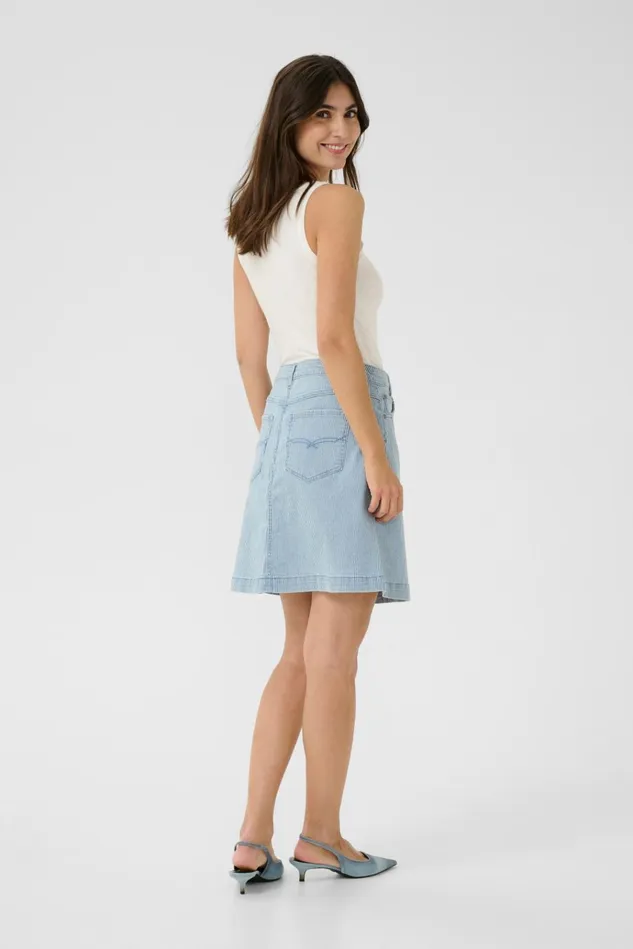 CULTURE Skirts CUmilky Skirt Bluewhite Stripe 8211 Women