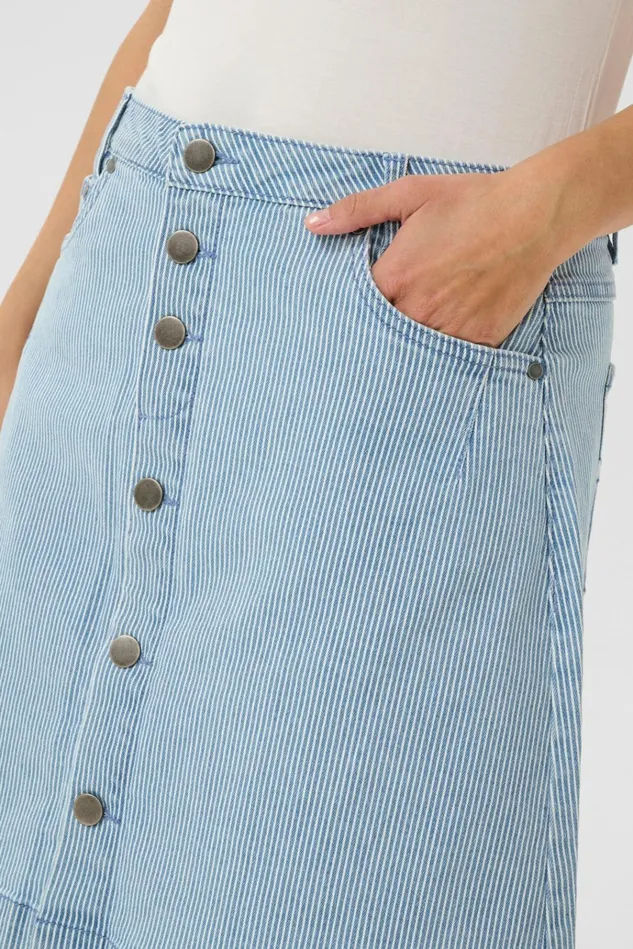 CULTURE Skirts CUmilky Skirt Bluewhite Stripe 8211 Women