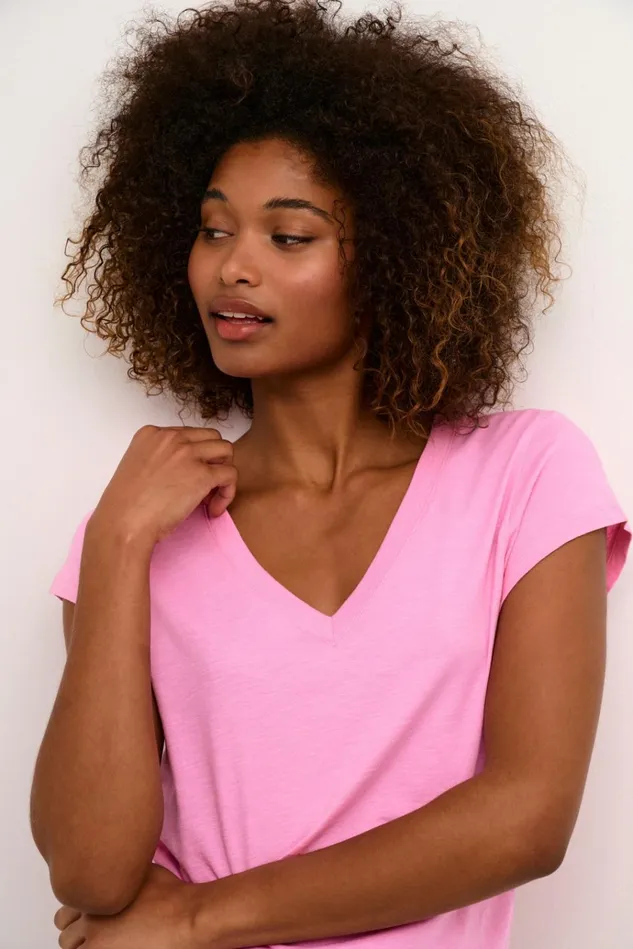 CULTURE Tops and TShirts CUbiana Tshirt Fuchsia Pink 8211 Women