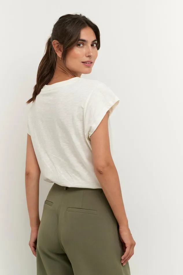 CULTURE Tops and TShirts CUbiana Tshirt Spring Gardenia 8211 Women