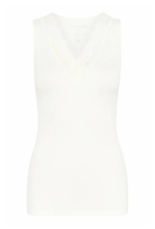 CULTURE Tops and TShirts CUcamilla Tshirt Spring Gardenia 8211 Women