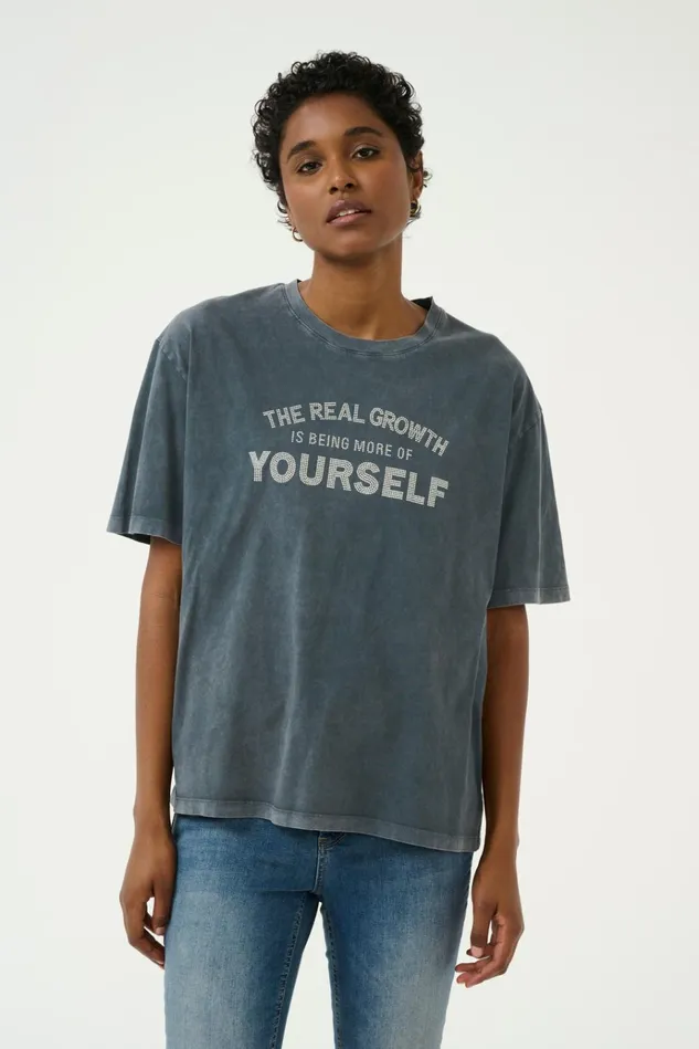 CULTURE Tops and TShirts CUchamanna Tshirt Black Wash 8211 Women
