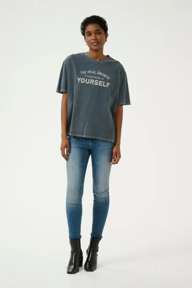 CULTURE Tops and TShirts CUchamanna Tshirt Black Wash 8211 Women