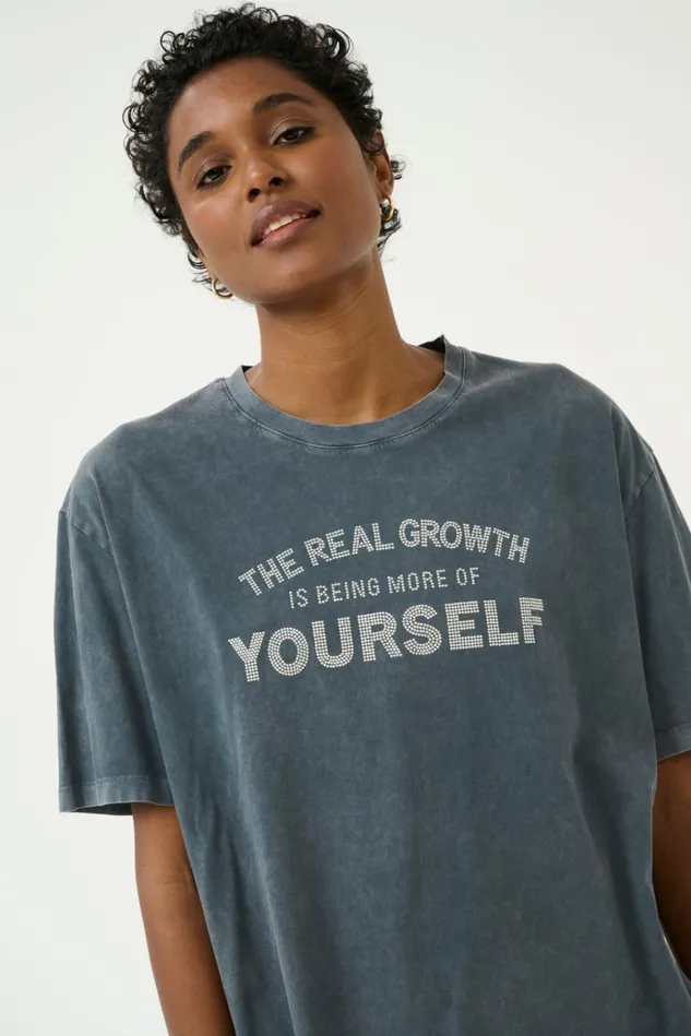 CULTURE Tops and TShirts CUchamanna Tshirt Black Wash 8211 Women