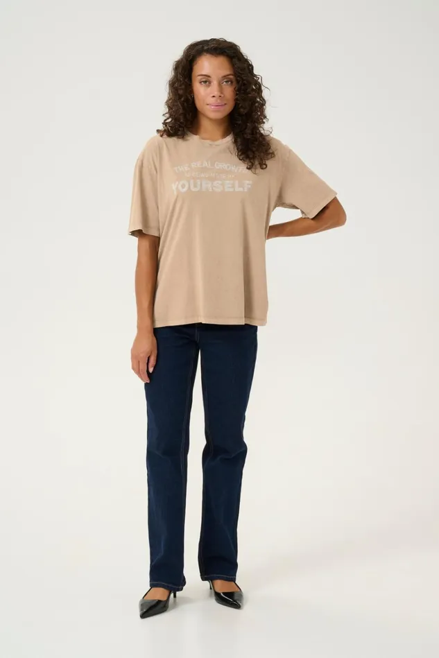 CULTURE Tops and TShirts CUchamanna Tshirt Dune Wash 8211 Women