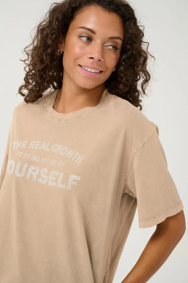 CULTURE Tops and TShirts CUchamanna Tshirt Dune Wash 8211 Women