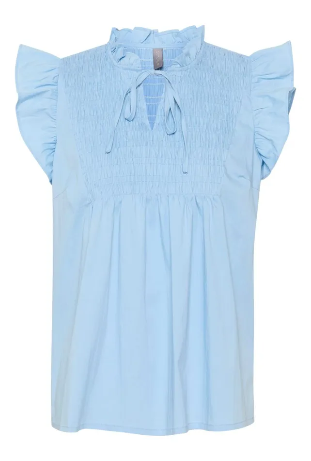CULTURE Tops and TShirts CUchresta Blouse Cashmere Blue 8211 Women