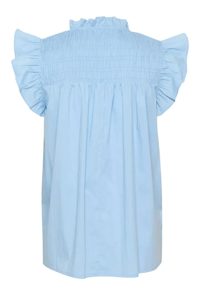 CULTURE Tops and TShirts CUchresta Blouse Cashmere Blue 8211 Women