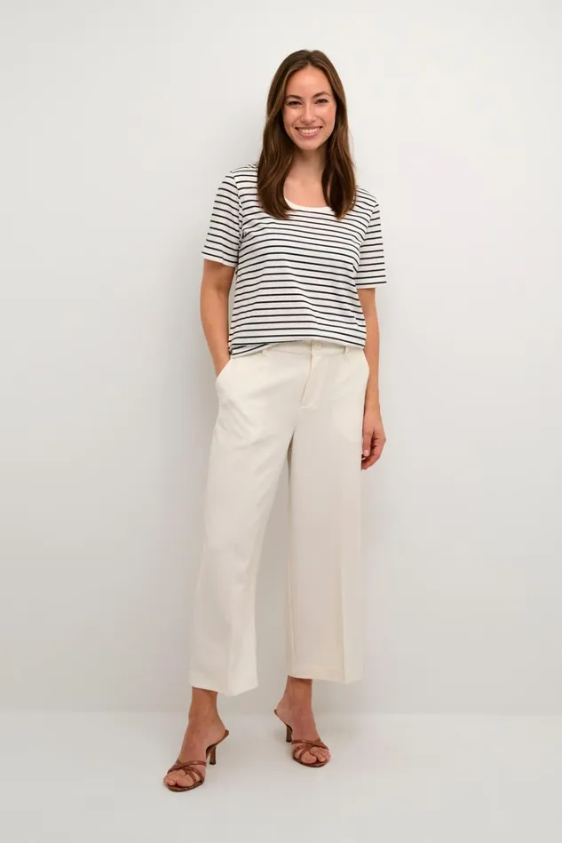 CULTURE Tops and TShirts CUdeia Tshirt Whitesalute Stripe 8211 Women