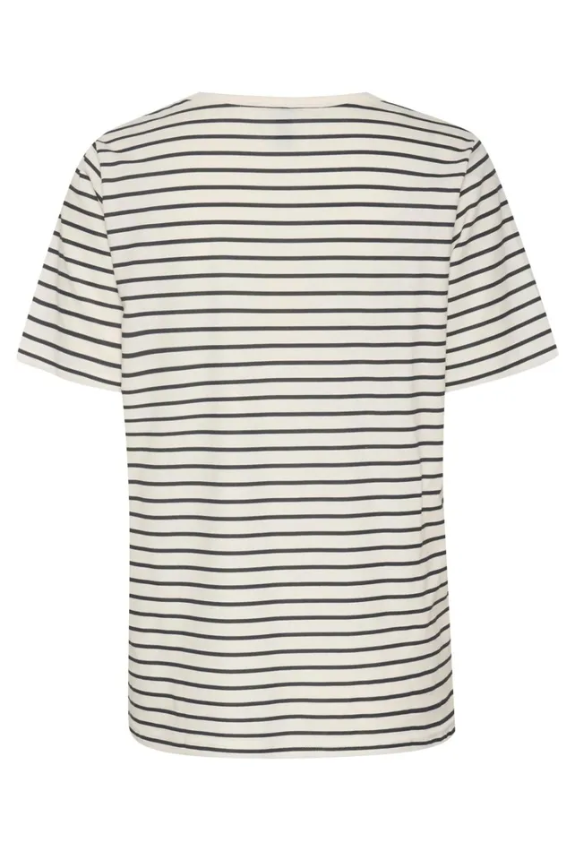 CULTURE Tops and TShirts CUdeia Tshirt Whitesalute Stripe 8211 Women