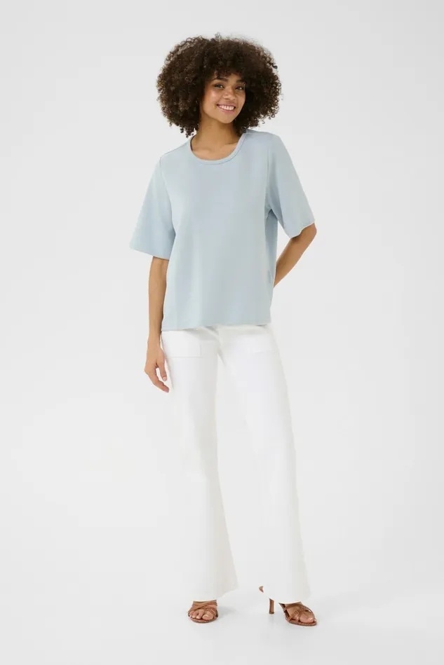 CULTURE Tops and TShirts CUhara Tshirt Cashmere Blue 8211 Women