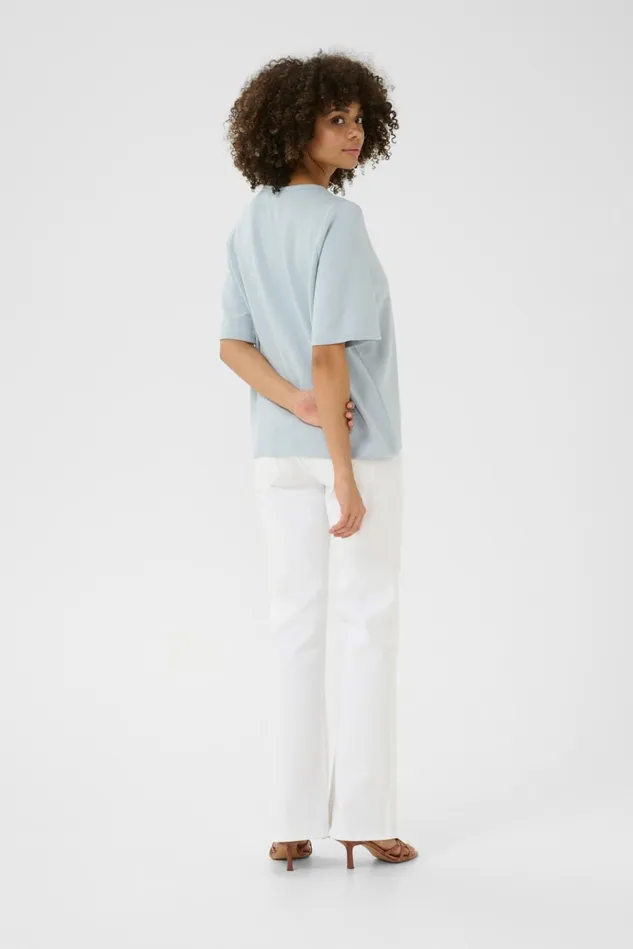 CULTURE Tops and TShirts CUhara Tshirt Cashmere Blue 8211 Women