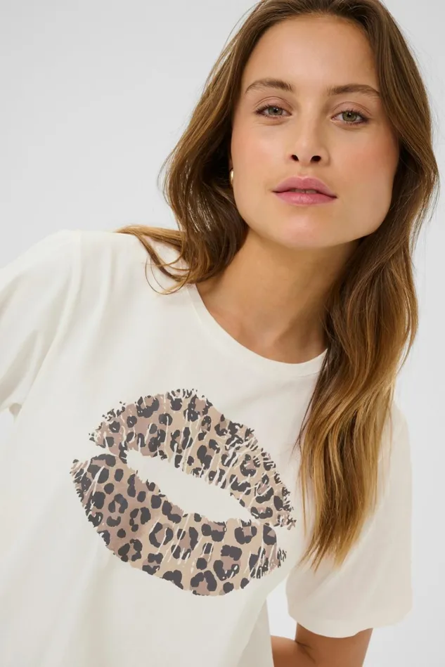 CULTURE Tops and TShirts CUnuga Tshirt Spring Gardenia 8211 Women