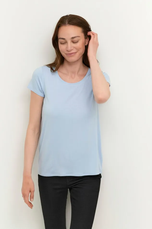CULTURE Tops and TShirts CUpoppy Tshirt Cashmere Blue 8211 Women