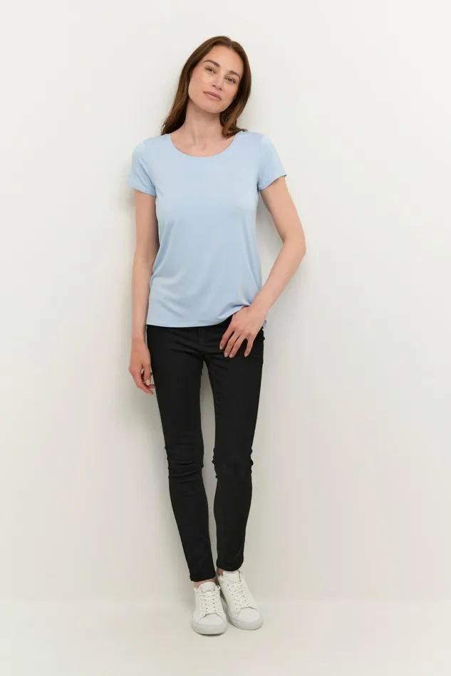 CULTURE Tops and TShirts CUpoppy Tshirt Cashmere Blue 8211 Women