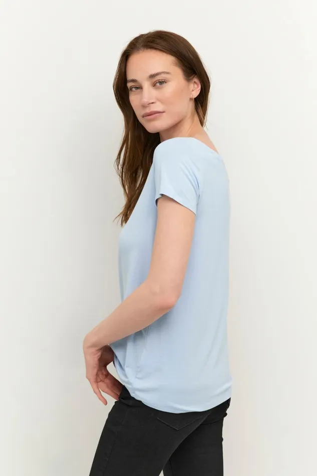 CULTURE Tops and TShirts CUpoppy Tshirt Cashmere Blue 8211 Women