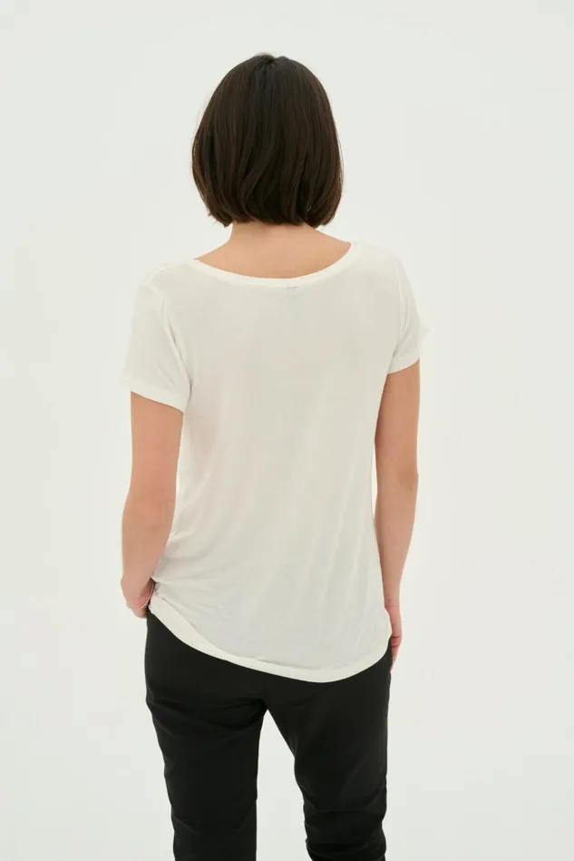 CULTURE Tops and TShirts CUpoppy Tshirt Spring Gardenia 8211 Women