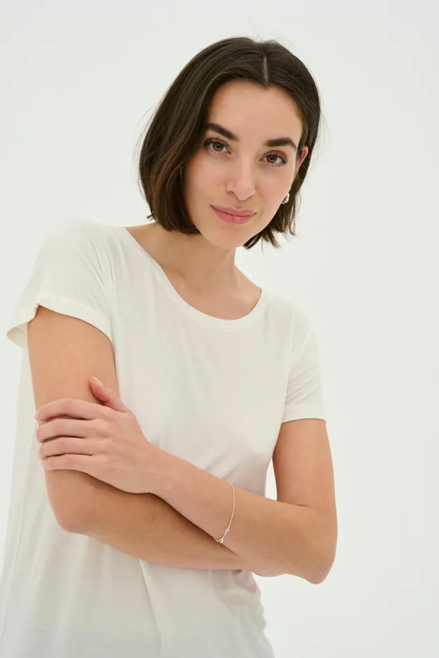 CULTURE Tops and TShirts CUpoppy Tshirt Spring Gardenia 8211 Women