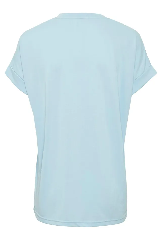 CULTURE Tops and TShirts Kajsa Tshirt Cashmere Blue 8211 Women