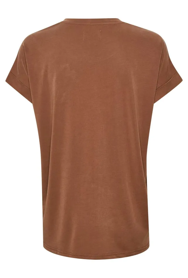 CULTURE Tops and TShirts Kajsa Tshirt Friar Brown 8211 Women