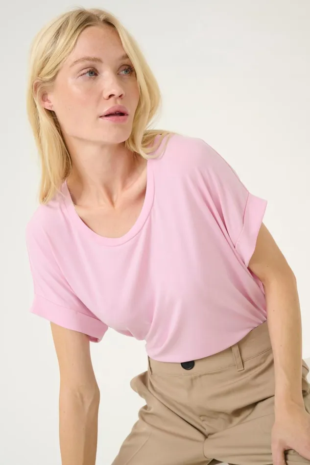 CULTURE Tops and TShirts Kajsa Tshirt Lilac Sachet 8211 Women