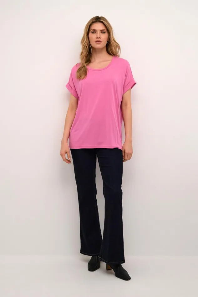 CULTURE Tops and TShirts Kajsa Tshirt Phlox Pink 8211 Women