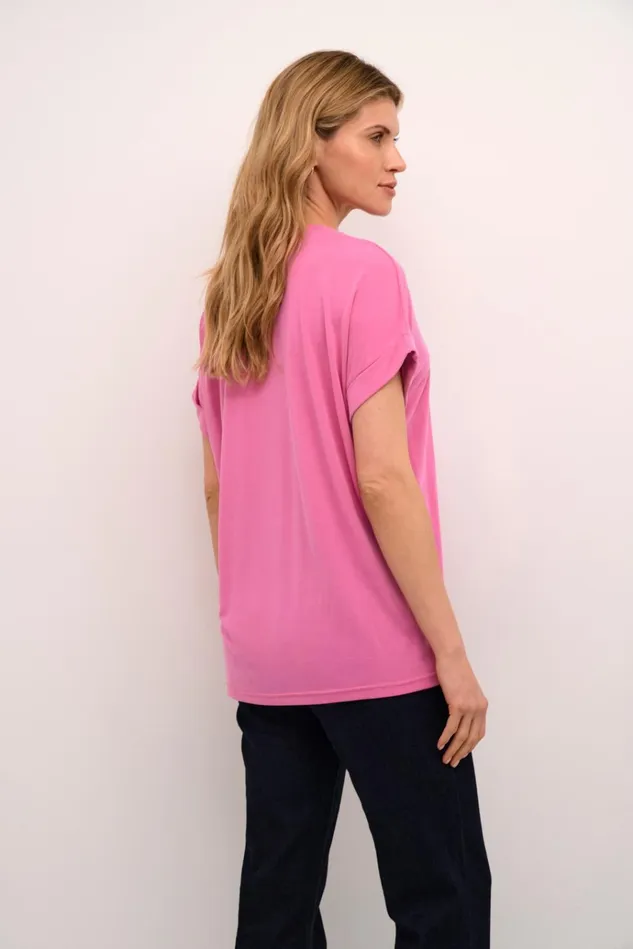 CULTURE Tops and TShirts Kajsa Tshirt Phlox Pink 8211 Women