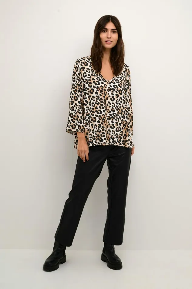CULTURE Trending Leopard CUatlas Leopard Blouse 8211 Women
