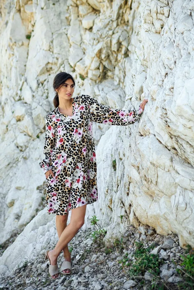 CULTURE Trending Leopard CUatlas Leopard Dress Leo Flower 8211 Women
