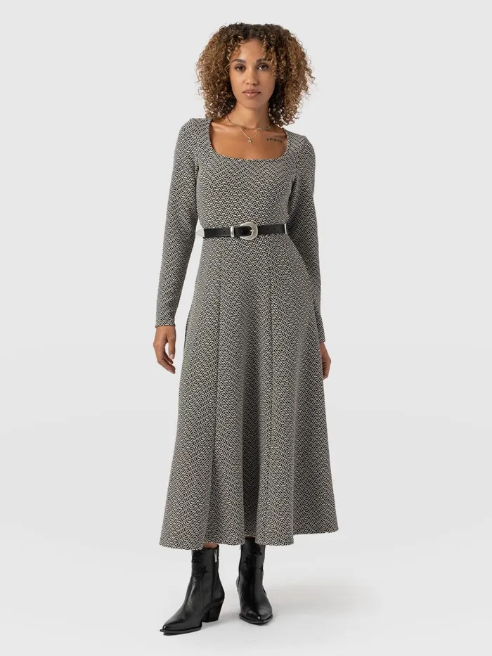 Darcey Flared Dress 8211 Cream Lurex Cream Lurex Women Saint And Sofia Dresses Darcey Flared Dress 8211 Cream Lurex Cream Lurex Women Saint And Sofia Dresses