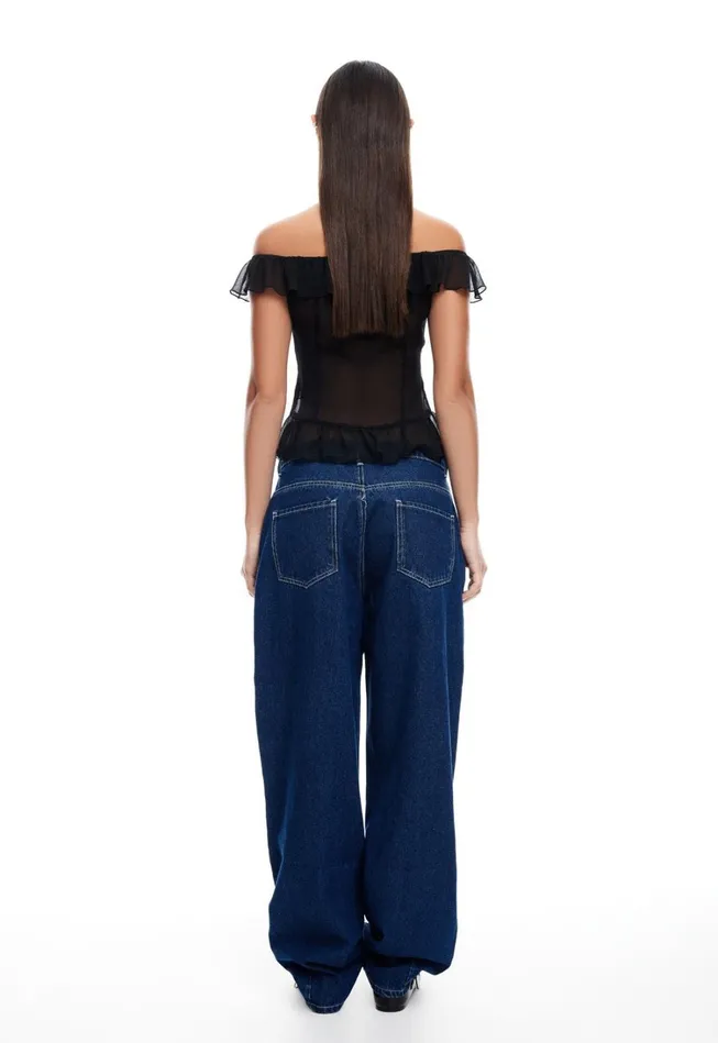 Denim Women Lioness Fashion ON MY WAY DENIM JEAN Blue Denim Denim Women Lioness Fashion ON MY WAY DENIM JEAN Blue Denim