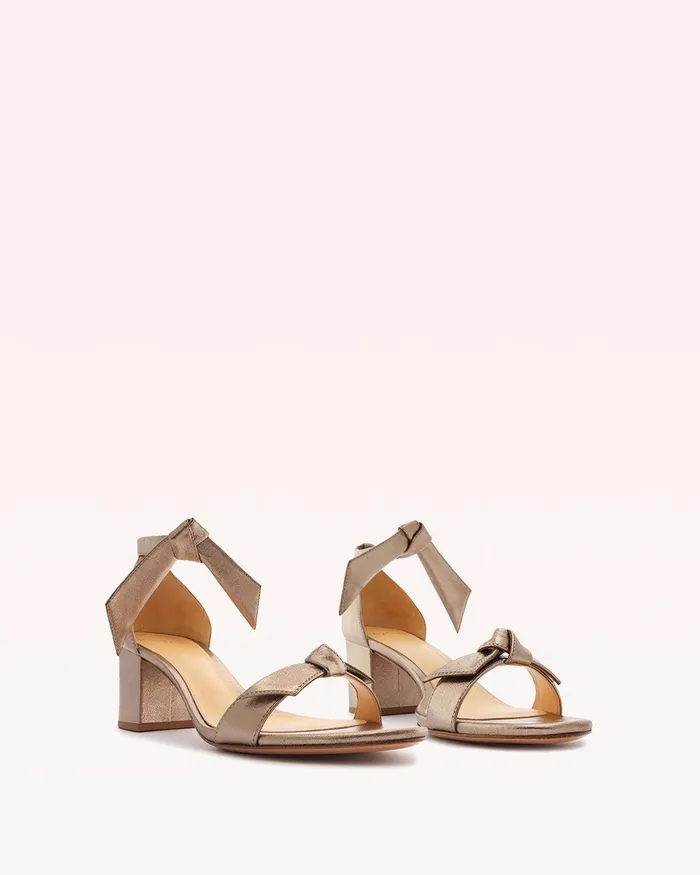 Designer Sandals For 8211 Alexandre Birman Clarita Block 60 Luna 8211 Gold Sandals Luna Women Alexandre Birman Sandals