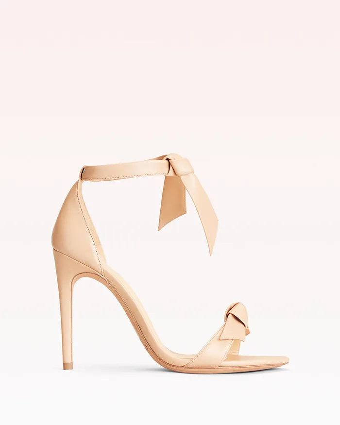 Designer Sandals For 8211 Clarita 100 Bow Tie High Heel Sandal In Leather Alexandre Birman Beige Women Alexandre Birman Sandals Designer Sandals For 8211 Clarita 100 Bow Tie High Heel Sandal In Leather Alexandre Birman Beige Women Alexandre Birman Sandals