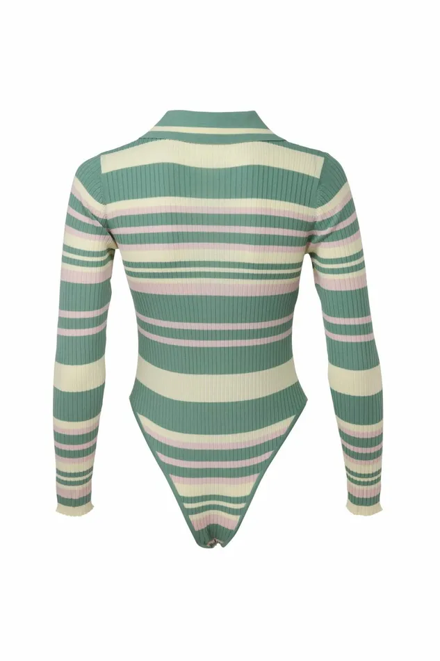 DODO BAR OR Bodysuits Penny Bodysuit Pale Green Yellow Combo 4 8211 Women
