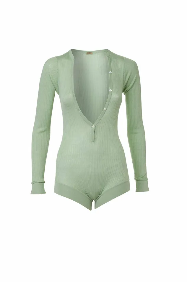 DODO BAR OR Bodysuits Tommy S Knit Bodysuit Pale Green 8211 Women