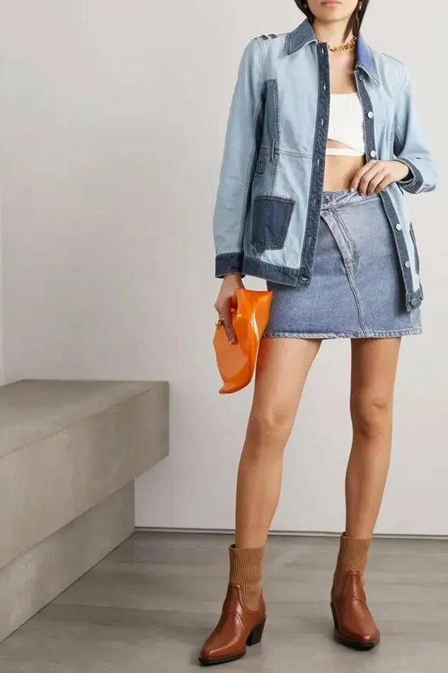 DODO BAR OR Denim Joplin Shirt Denim 8211 Women